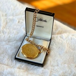 Vintage Colibri Pocket Watch with Chain